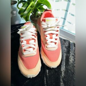 Reebok Peach and Cream Athletic Shoes